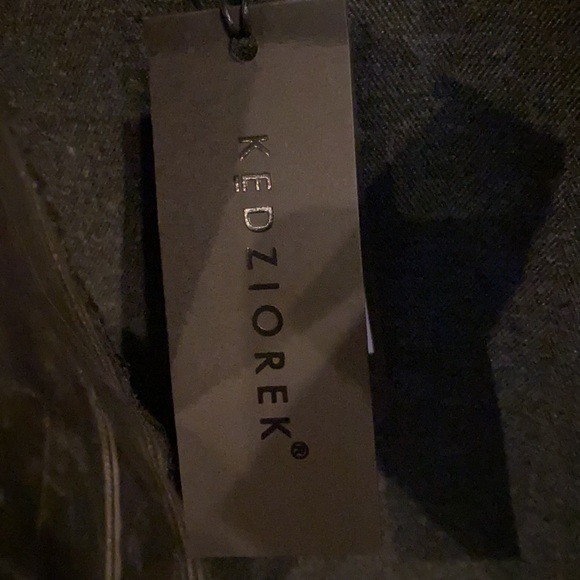 Kedziorek distressed gun metal black trench - Picture 10 of 12